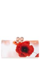 Women's Ted Baker London Playful Poppy Bobble Leather Matinee Wallet - Red