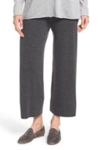 Women's Eileen Fisher Knit Cashmere Ankle Pants, Size - Grey