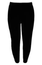 Women's Lafayette 148 New York Velvet Track Pants, Size - Black