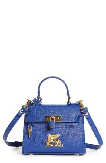 Mcm Mini Rgb Satchel - Blue