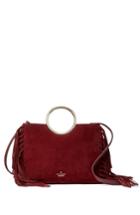 Kate Spade New York White Rock Road - Sam Suede Satchel - Red