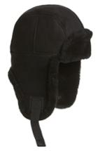 Men's Ugg Genuine Shearling Trapper Hat /x-large - Black
