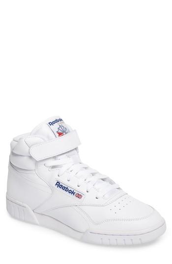 Men's Reebok Ex-o-fit Hi Sneaker M - White