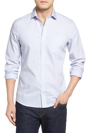 Men's Nordstrom Men's Shop Slim Fit Non-iron Dobby Sport Shirt