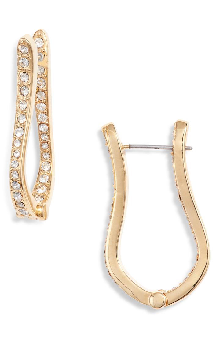 Women's Vince Camuto Pave Hinged Hoop Earrings
