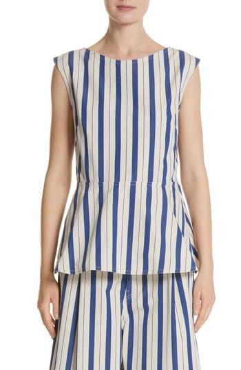Women's Sofie D'hoore Sleeveless Peplum Top Us / 34 Fr - White