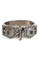 Women's Alexander Mcqueen Jeweled Hinge Cuff