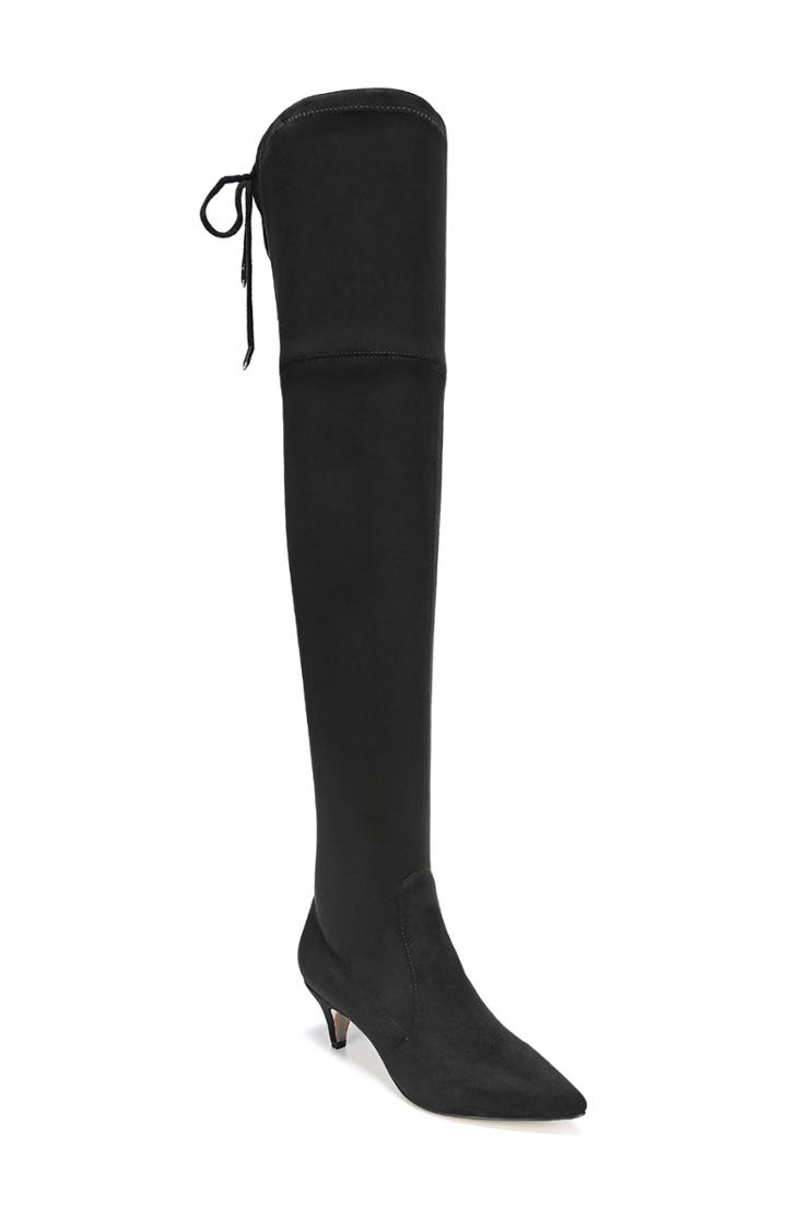 Women's Sam Edelman Kristie Over The Knee Boot .5 M - Black