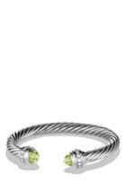 Women's David Yurman 'cable Classics' Bracelet With Semiprecious Stones & Diamonds