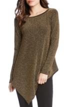 Women's Karen Kane Gold Knit Asymmetrical Hem Top