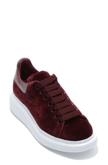 Women's Alexander Mcqueen Sneaker .5us / 35.5eu - Burgundy