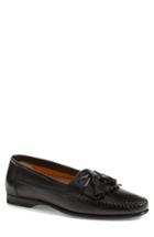 Men's Santoni 'forester' Kiltie Tassel Loafer .5 Ee - Black