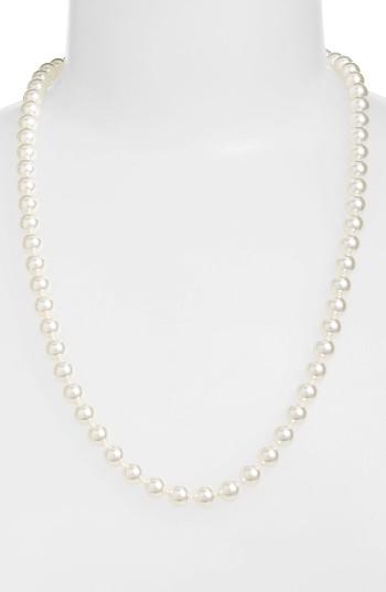 Women's Nadri 24-inch Glass Pearl Strand Necklace