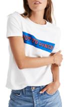 Women's Madewell Out To Lunch Retro Tee - White