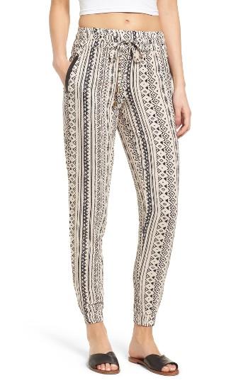 Women's Lira Clothing Riviera Print Joggers - Ivory