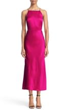 Women's Jason Wu Backless Crepe Midi Dress - Pink
