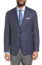 Men's Ted Baker London Konan Trim Fit Wool Blazer L - Blue