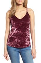 Women's Billy T Crushed Velvet Camisole - Pink