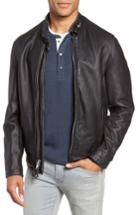 Men's Schott Nyc Hand Vintaged Cowhide Leather Motocycle Jacket