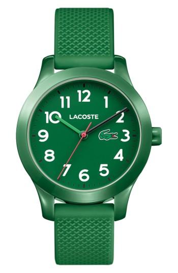 Women's Lacoste 12.12 Silicone Strap Watch, 32mm