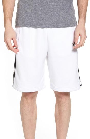 Men's Adidas Originals 3-stripes Shorts - White