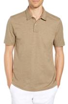 Men's Nordstrom Men's Shop Fit Polo, Size Xx-large - Brown