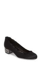 Women's French Sole Telegram Block Heel Pump