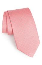 Men's Salvatore Ferragamo Feudo Print Silk Tie, Size - Pink