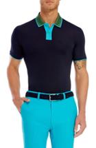 Men's G/fore Contrast Stretch Polo - Blue