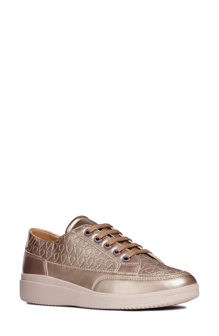 Women's Geox Tahina Sneaker Us / 36eu - Metallic