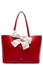Frances Valentine Trixie Leather Tote - Red