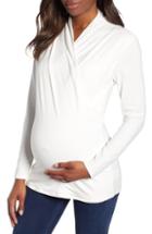 Women's Angel Maternity Maternity/nursing Top - White