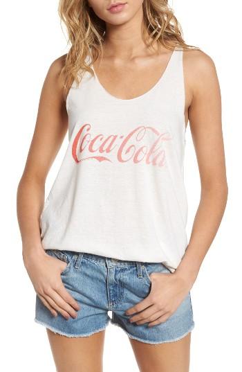 Women's Junk Food Coca Cola Classic Tank - White