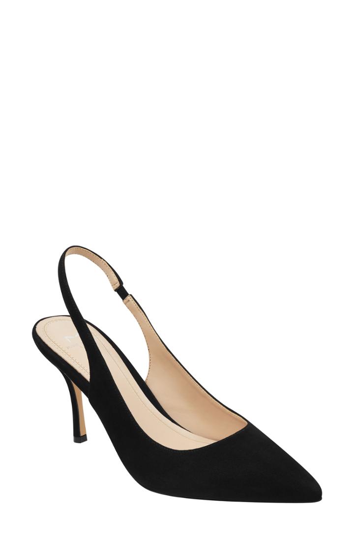 Women's Marc Fisher D Camela Slingback Pump, Size 5 M - Black