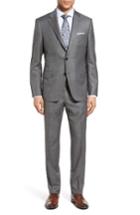 Men's Samuelsohn Beckett Classic Fit Sharkskin Wool Suit