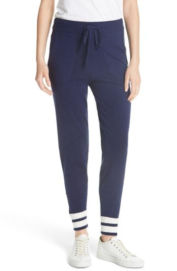 Women's Equipment Elsie Star Intarsia Track Pants - Blue