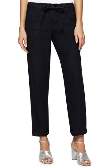 Women's Sanctuary Beachcomber Linen Pants - Black