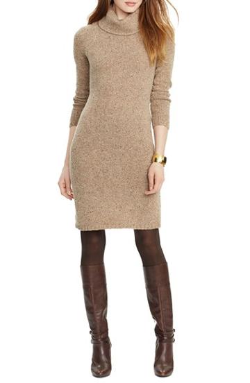 Women's Lauren Ralph Lauren Turtleneck Sweater Dress