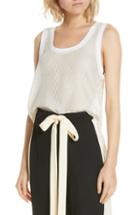 Women's Lee Mathews Didion Mesh Tank Top - White