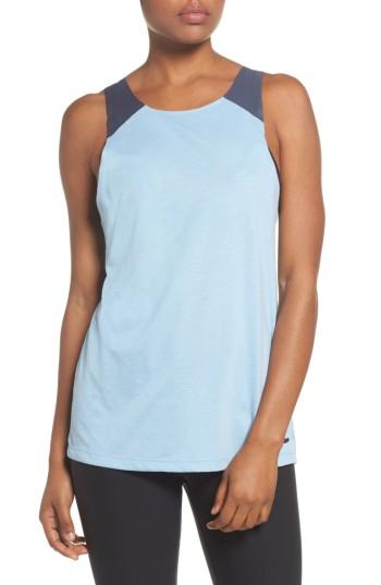 Women's Nike Breathe Shelf Bra Tank - Blue