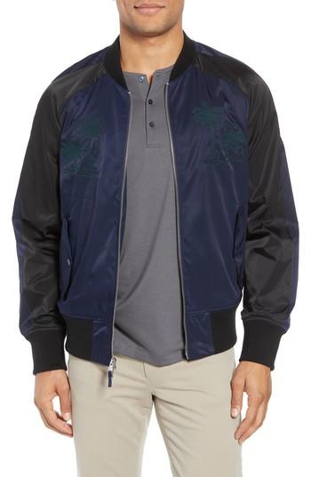 Men's Bonobos Souvenir Bomber Jacket - Blue