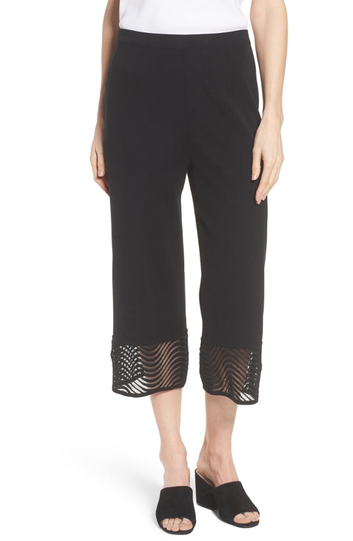 Women's Ming Wang Crop Knit Pants