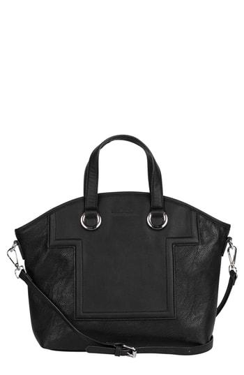 Urban Originals Silver Lining Vegan Leather Satchel - Black