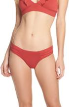 Women's Robin Piccone Ava Bikini Bottoms - Red