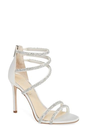 Women's Jessica Simpson Jamalee Glitter Sandal M - White