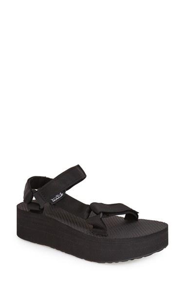 Women's Teva 'universal' Flatform Sandal M - Black
