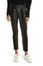 Women's Frame Paneled Suede & Leather Pants