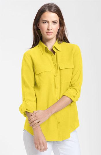 Nexx Silk Blouse Yellow
