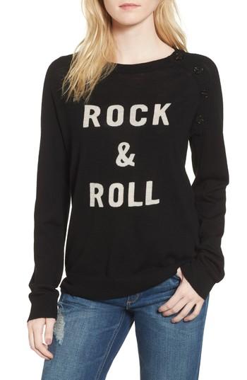 Women's Zadig & Voltaire Reglis Merino Wool Sweater - Black