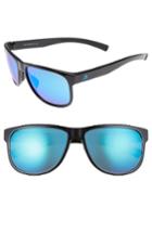Women's Adidas Sprung 60mm Sunglasses - Shiny Blue/ Blue Mirror